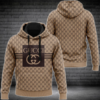 Gucci Brown Type 1051 Hoodie Outfit Fashion Brand Luxury