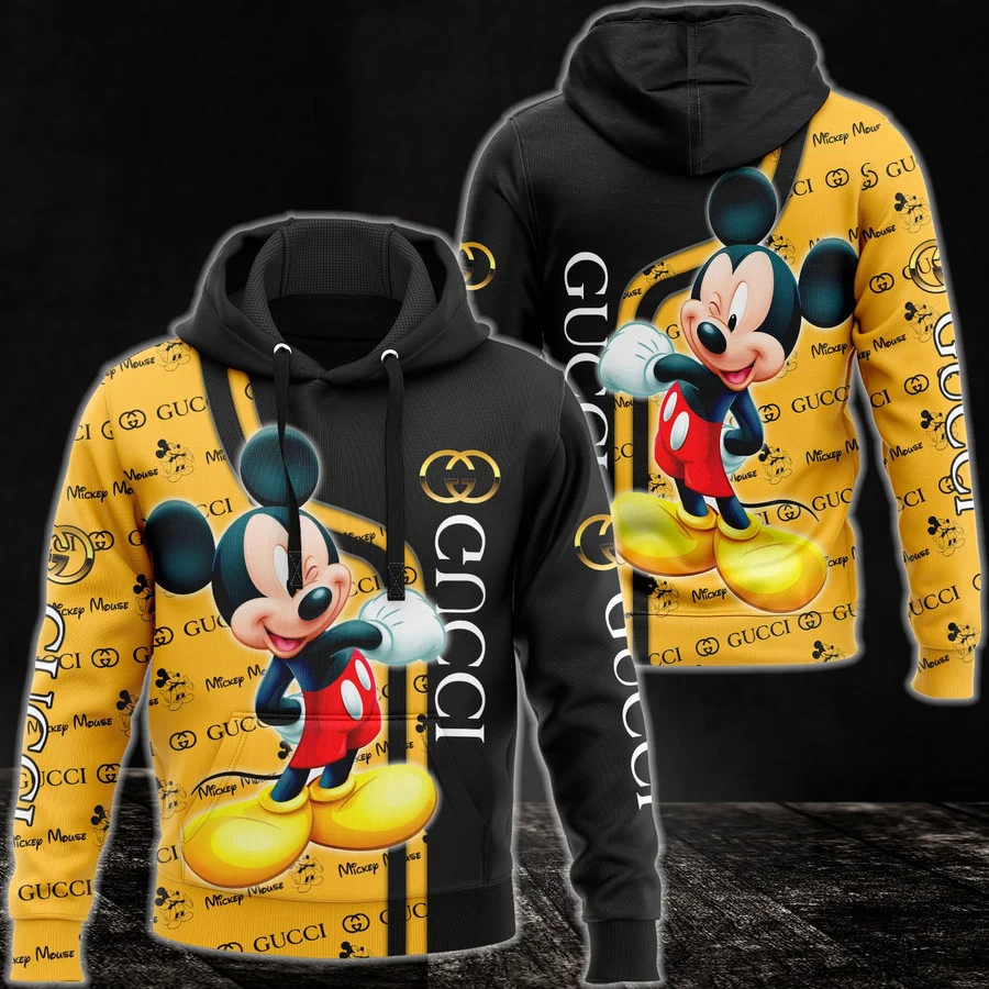 Gucci Mickey Mouse Disney S Type 1027 Luxury Hoodie Fashion Brand Outfit