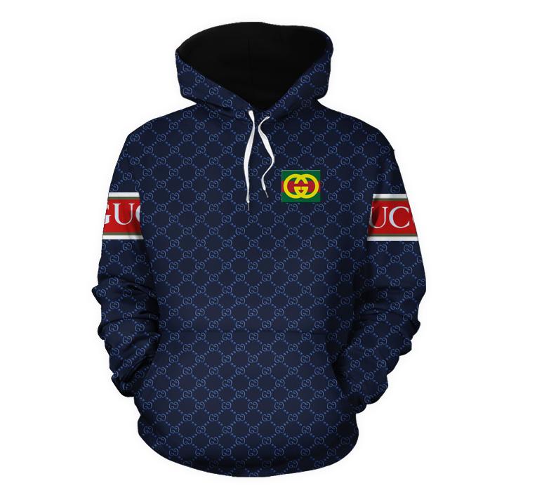 Gucci Navy Type 1011 Hoodie Fashion Brand Outfit Luxury