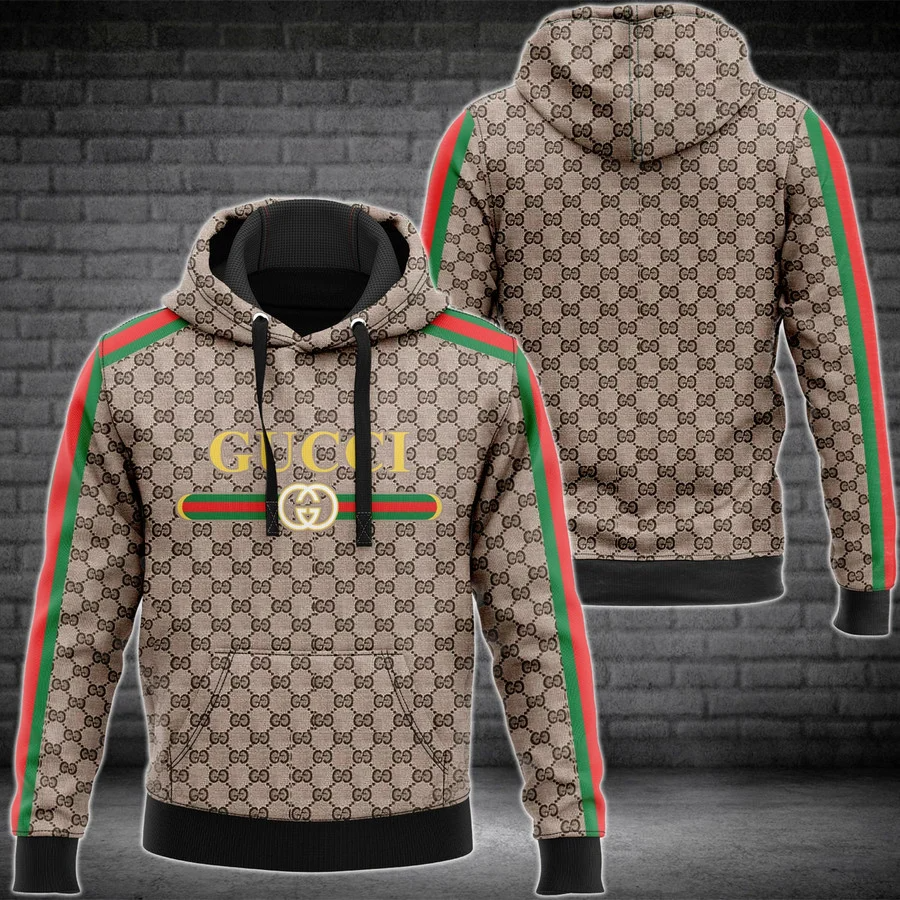 Gucci Stripe Type 982 Hoodie Outfit Fashion Brand Luxury