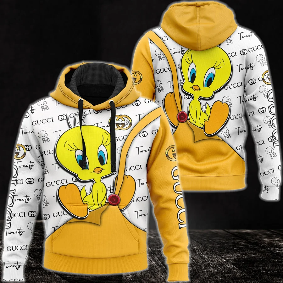 Gucci Tweety Bird Cartoon Type 972 Luxury Hoodie Fashion Brand Outfit