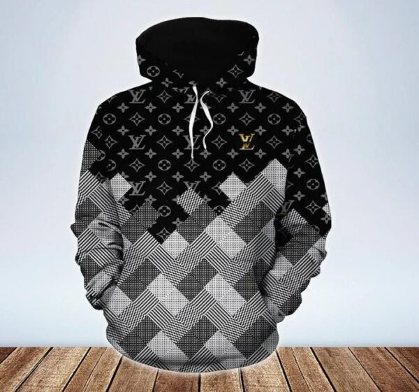 Louis Vuitton Black Lv Type 920 Luxury Hoodie Fashion Brand Outfit