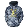 Louis Vuitton Blue Lv Type 908 Luxury Hoodie Outfit Fashion Brand