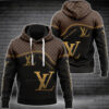 Louis Vuitton Brown Lv Type 893 Hoodie Outfit Luxury Fashion Brand