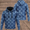 Louis Vuitton Denim Lv Type 882 Hoodie Fashion Brand Luxury Outfit