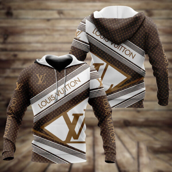 Louis Vuitton Milky Lv Type 869 Hoodie Outfit Luxury Fashion Brand