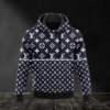 Louis Vuitton Navy Lv Type 863 Luxury Hoodie Fashion Brand Outfit