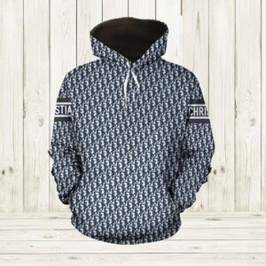 Dior Blue Type 805 Hoodie Outfit Luxury Fashion Brand