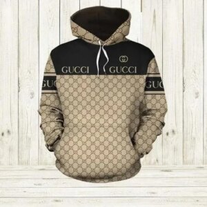 Gucci Black Brown Type 775 Hoodie Outfit Fashion Brand Luxury