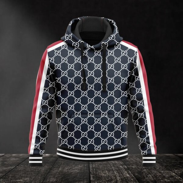 Gucci Navy Type 696 Hoodie Fashion Brand Luxury Outfit