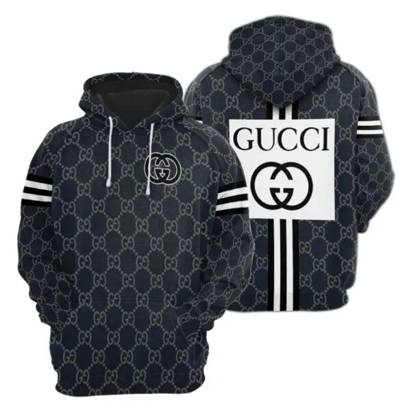 Gucci Navy Type 693 Hoodie Fashion Brand Outfit Luxury