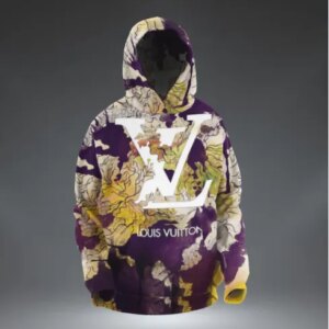 Louis Vuitton Flower Type 637 Hoodie Outfit Fashion Brand Luxury