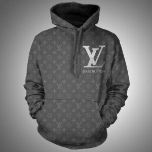 Louis Vuitton Grey Type 634 Hoodie Fashion Brand Luxury Outfit