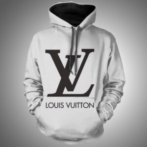 Louis Vuitton White Type 598 Hoodie Outfit Luxury Fashion Brand