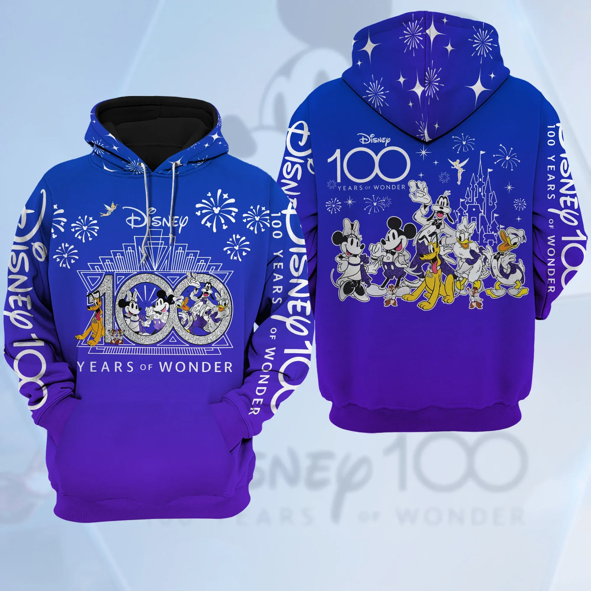 Disney Years Purple Type 594 Luxury Hoodie Fashion Brand Outfit