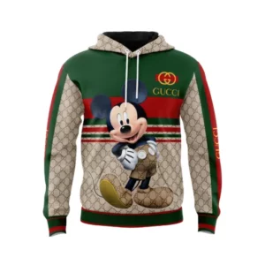 Gucci Mickey Mouse Type 571 Hoodie Outfit Fashion Brand Luxury