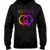 Gucci Colorful Black Type 553 Hoodie Outfit Luxury Fashion Brand