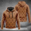 Louis Vuitton Bronze Type 462 Hoodie Outfit Luxury Fashion Brand