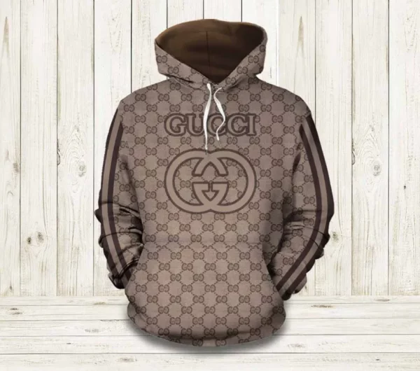 Gucci Brown Type 399 Hoodie Outfit Fashion Brand Luxury