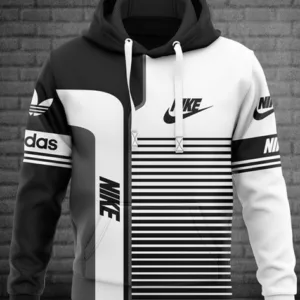 Nike White And Black Type 397 Luxury Hoodie Fashion Brand Outfit