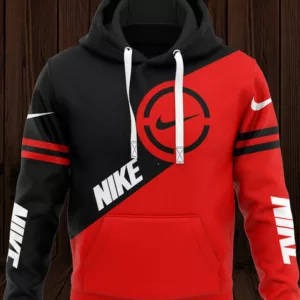 Nike Black And Red Type 382 Luxury Hoodie Fashion Brand Outfit