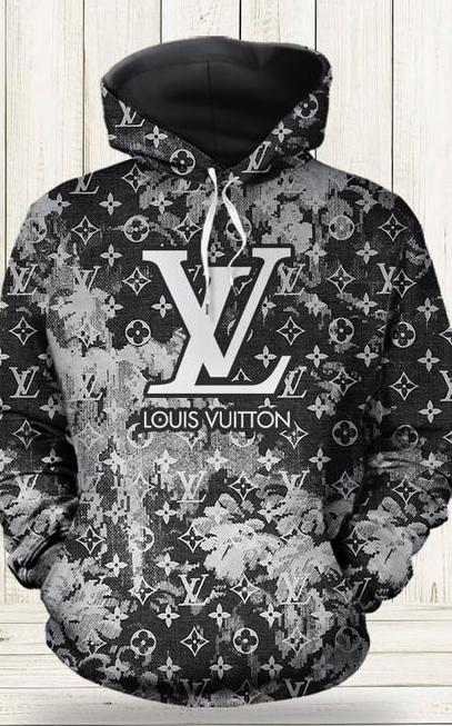 Louis Vuitton Grey Type 369 Hoodie Fashion Brand Outfit Luxury