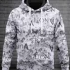 Louis Vuitton Grey Type 366 Hoodie Outfit Fashion Brand Luxury