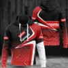 Louis Vuitton Supreme Red Black Type 330 Luxury Hoodie Outfit Fashion Brand