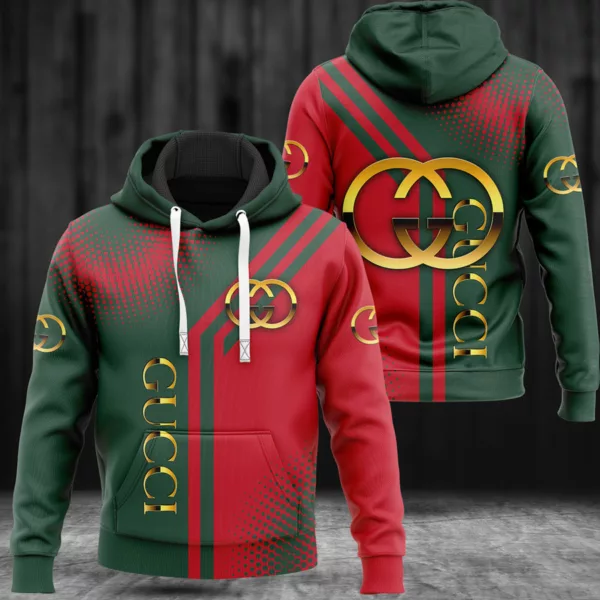 Gucci Green Red Type 311 Hoodie Outfit Fashion Brand Luxury