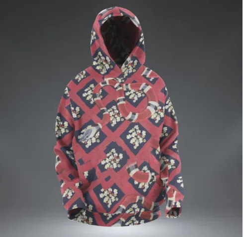 Gucci Red Snake Type 256 Hoodie Fashion Brand Luxury Outfit