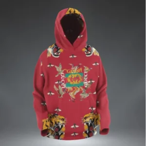 Gucci Red Type 246 Hoodie Fashion Brand Outfit Luxury