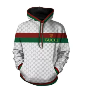 Gucci Stripe White Type 195 Hoodie Outfit Fashion Brand Luxury