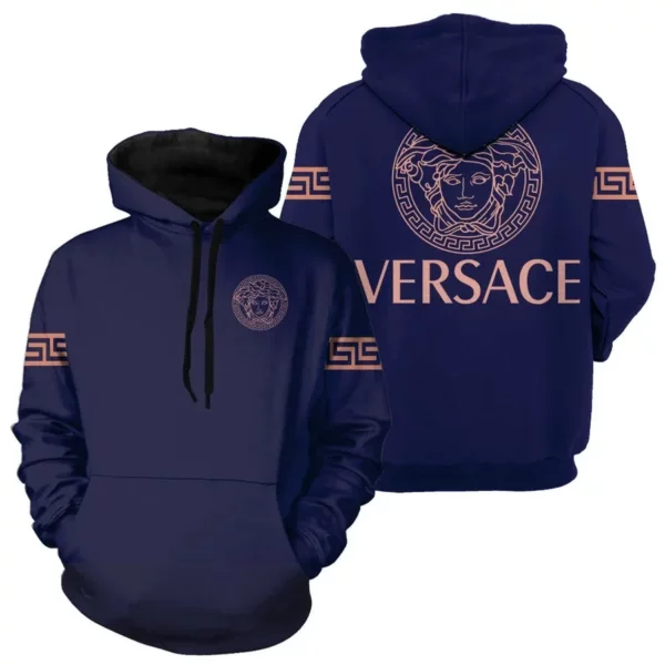 Gianni Versace Purple Type 170 Hoodie Fashion Brand Luxury Outfit