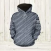 Dior Blue Type 159 Luxury Hoodie Fashion Brand Outfit