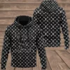 Louis Vuitton Black Lv Type 137 Hoodie Fashion Brand Luxury Outfit