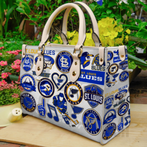 St. Louis Blues Women Leather Hand Bag