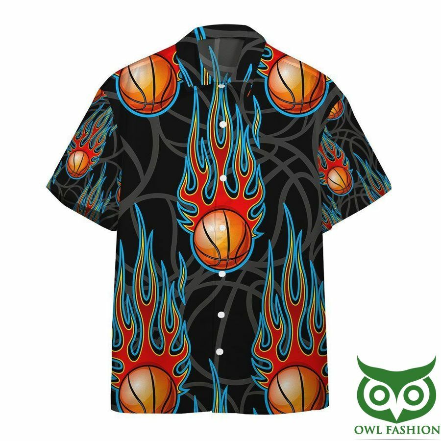 Aop Rod Basketball Ball Custom Hawaiian Shirt