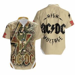 Acdc Rock Hawaiian Shirt Beach Summer Outfit