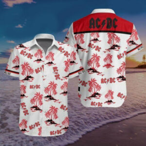 Acdc Music Band Hawaiian Shirt Summer Outfit Beach