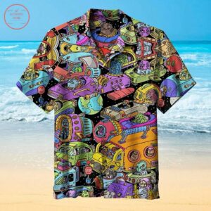 Amazing Outer Space Traffic Hawaiian Shirt