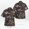 American Weapon Gun And Bullets Hawaiian Shirt