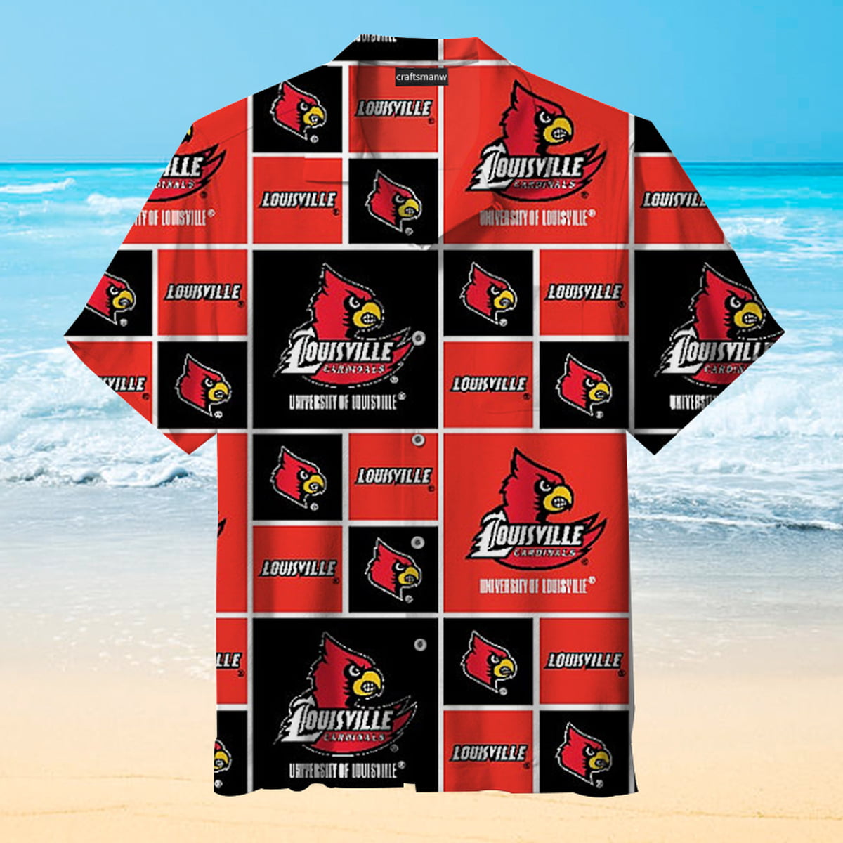 Arizona Cardinals Block Hawaiian Shirt