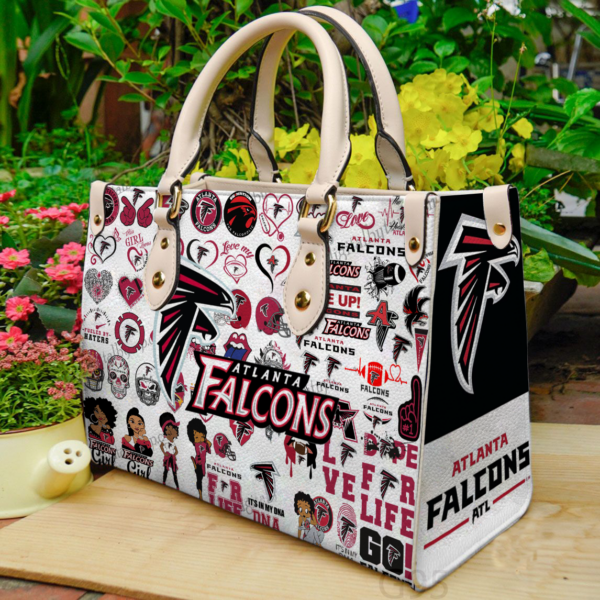 Atlanta Falcons Women Leather Hand Bag