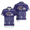 Baltimore Ravens Hawaiian Shirt Beach Outfit Summer