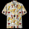 Beer And Wine Alcohol Drink Hawaiian Shirt