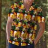 Beer Caft Palm Tree Hawaiian Shirt