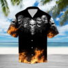 Biker Skull Hawaiian Shirt Summer Outfit Beach