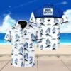 Bud Light Beer Floral Hawaiian Shirt