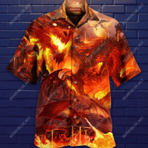 Burn World Of The Dragon Hawaiian Shirt