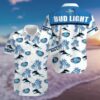 Busch Light Beer Hawaiian Shirt Beach Outfit Summer